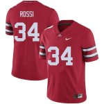 NCAA Ohio State Buckeyes Men's #34 Mitch Rossi Red Nike Football College Jersey DUG0645KJ